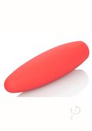 Red Hot Flame Bullet Silicone Rechargeable Waterproof Red