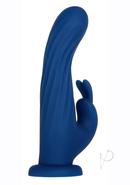 Remote Rotating Silicone Rechargeable Rabbit - Blue