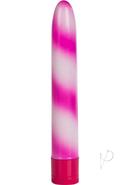 Calexotics Candy Cane 6in Waterproof - Pink