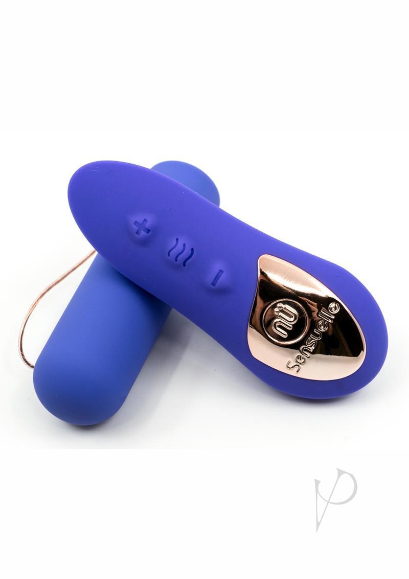 Nu Sensuelle Wireless Bullet Plus With Remote Control Rechargeable Silicone - Ultra Violet